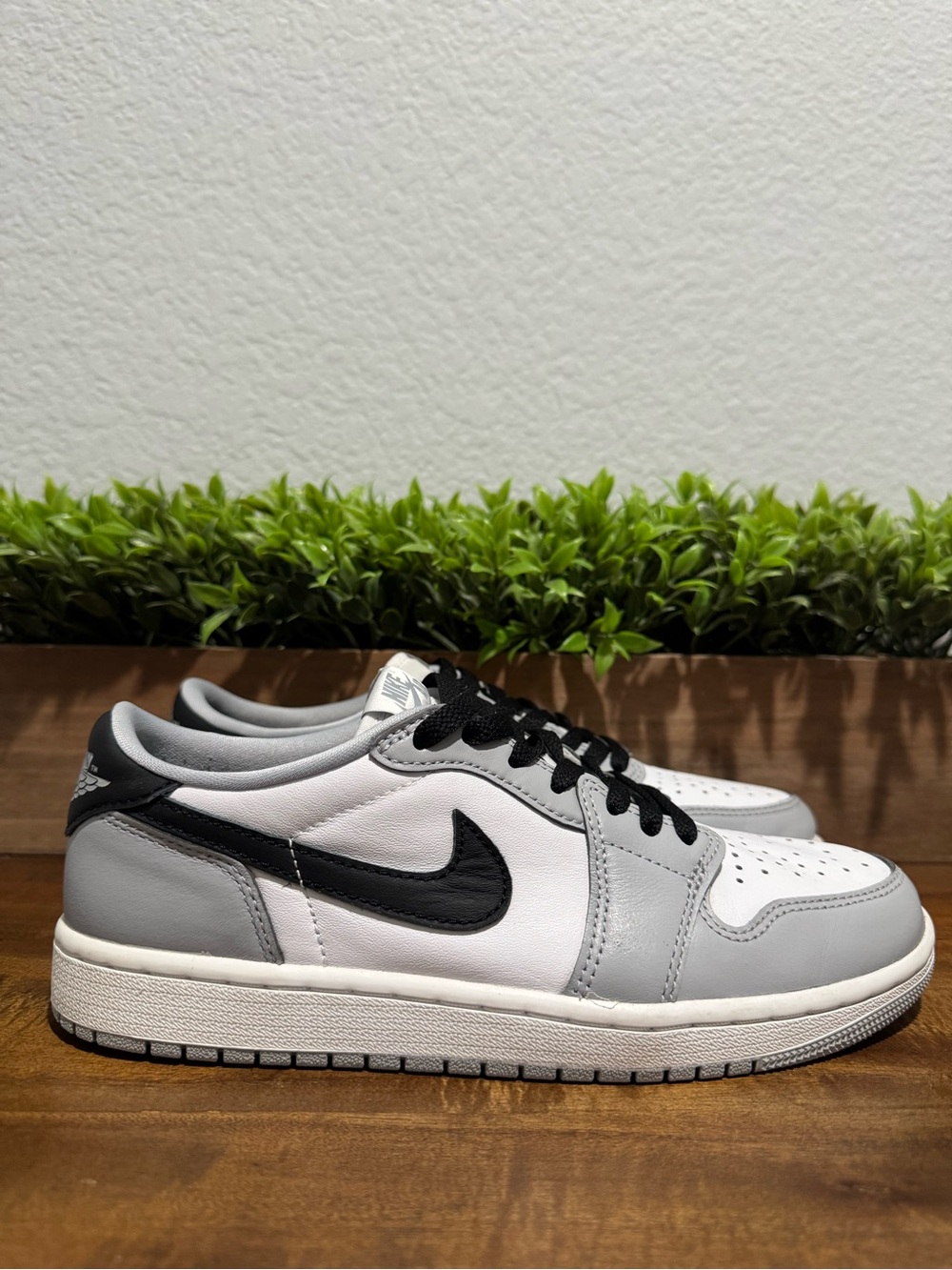 Nike Air Jordan 1 Retro Low OG Barons Wolf Grey White Black CZ0790-110 Size 7